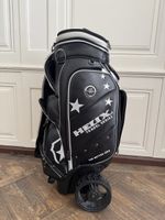 Golfbag Helix Travel Series mit Rollen neuwertig