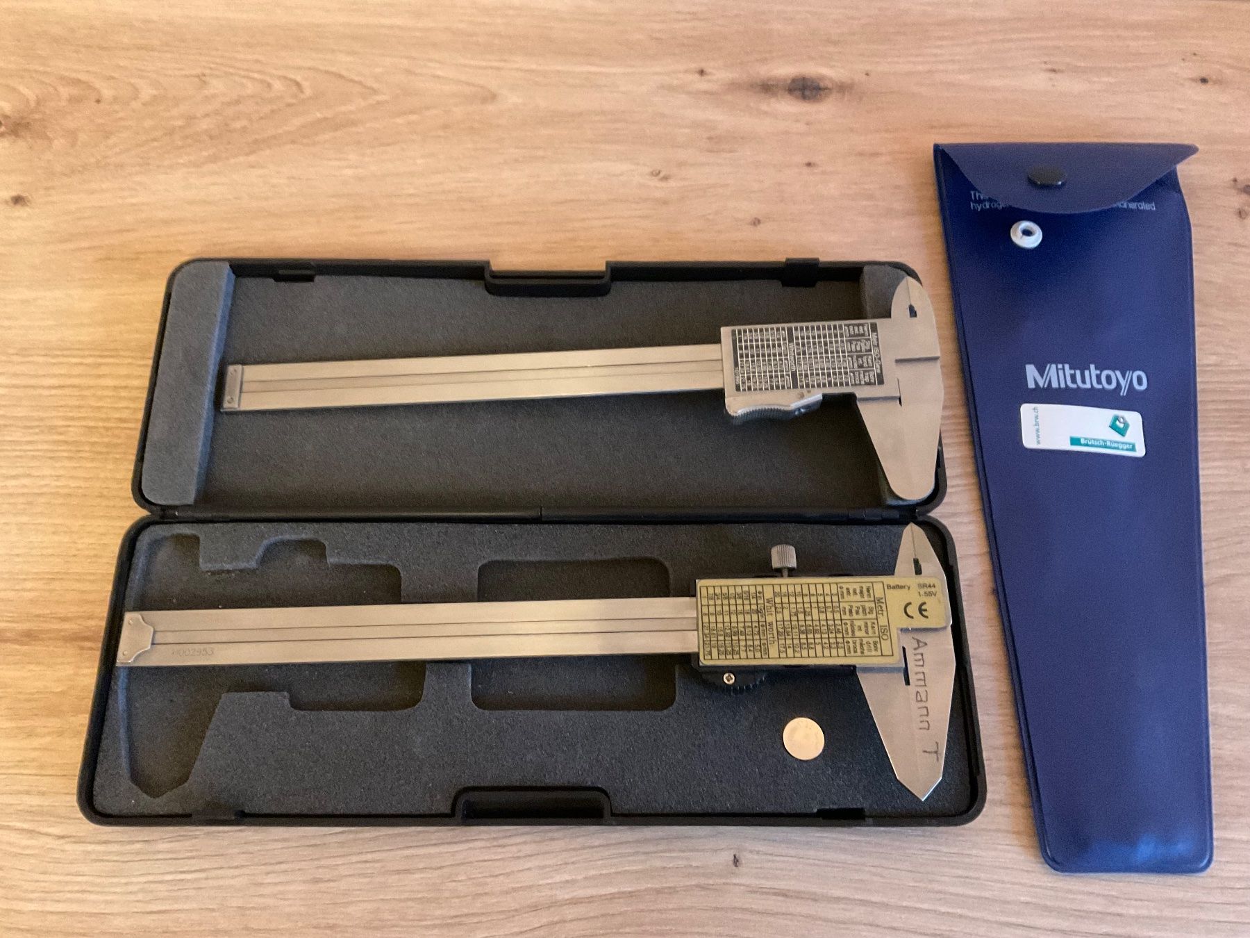 Mitutoyo Misurare: Set Messschieber Digital und Analog 150mm – Usato da Baldegg venduto da Swissspeed 1