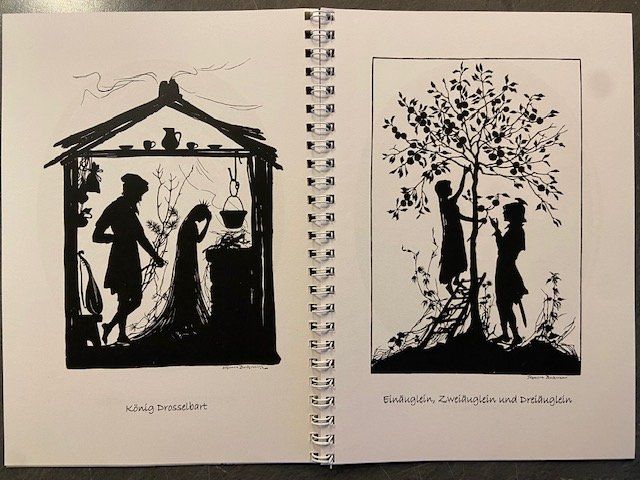 Grafica & Litografie: Beckmann, Deutsche Märchen - 16 Scherenschnitte A5 – Usato da Sulz AG venduto da fischueberalles 2