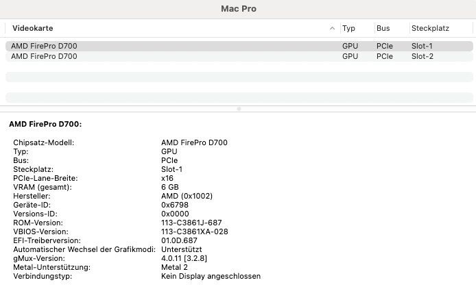 Apple PC: Apple MacPro 3.5 GHz 6-Core Intel Xeon 2013 (MacOS Sequoia) – Usato da Mägenwil venduto da danze 4