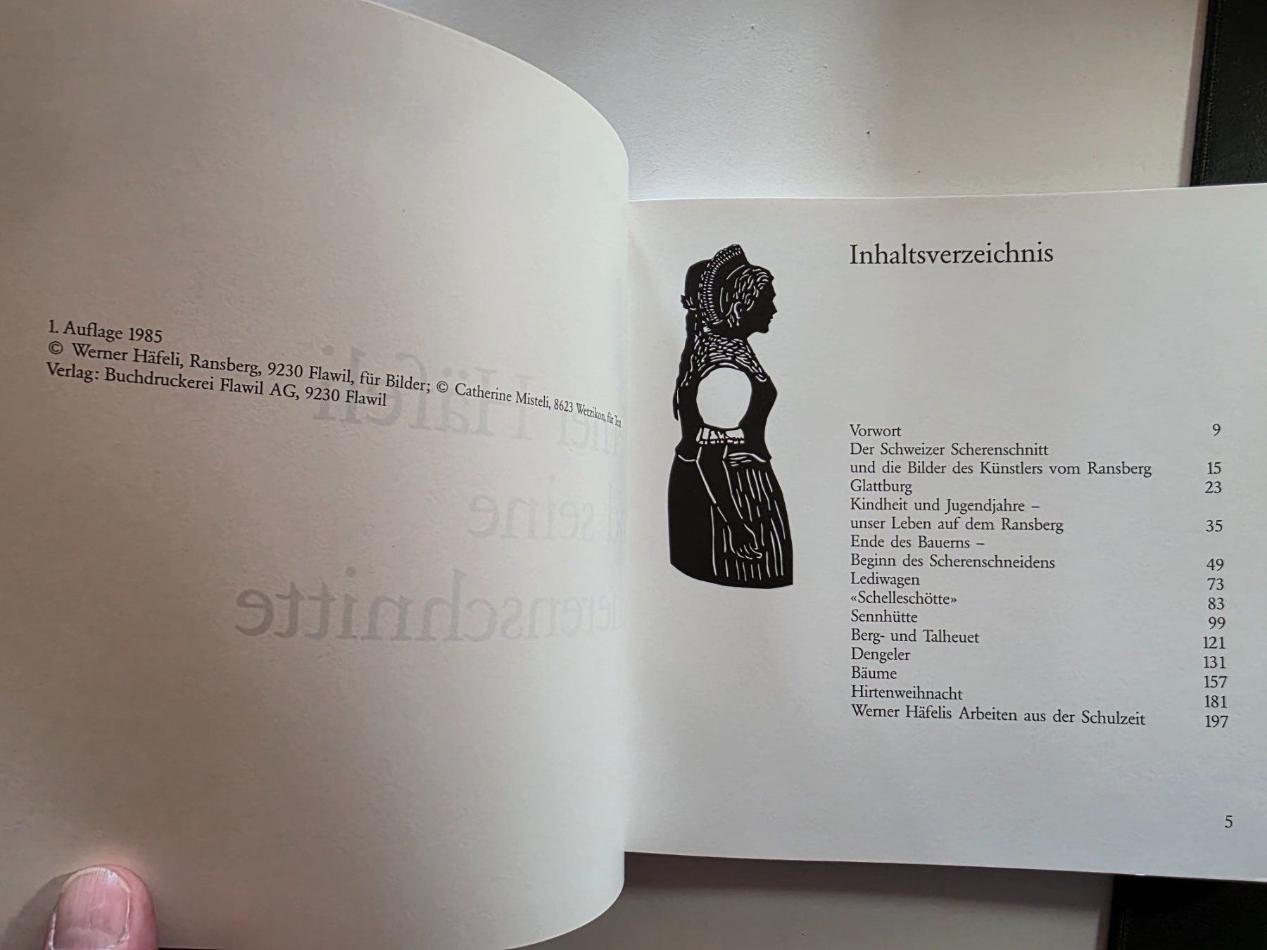 Livres: Werner Häfeli seine Scherenschnitte Catherine Misteli - 1985 – D'occasion à Walterswil BE par Lonitti 4