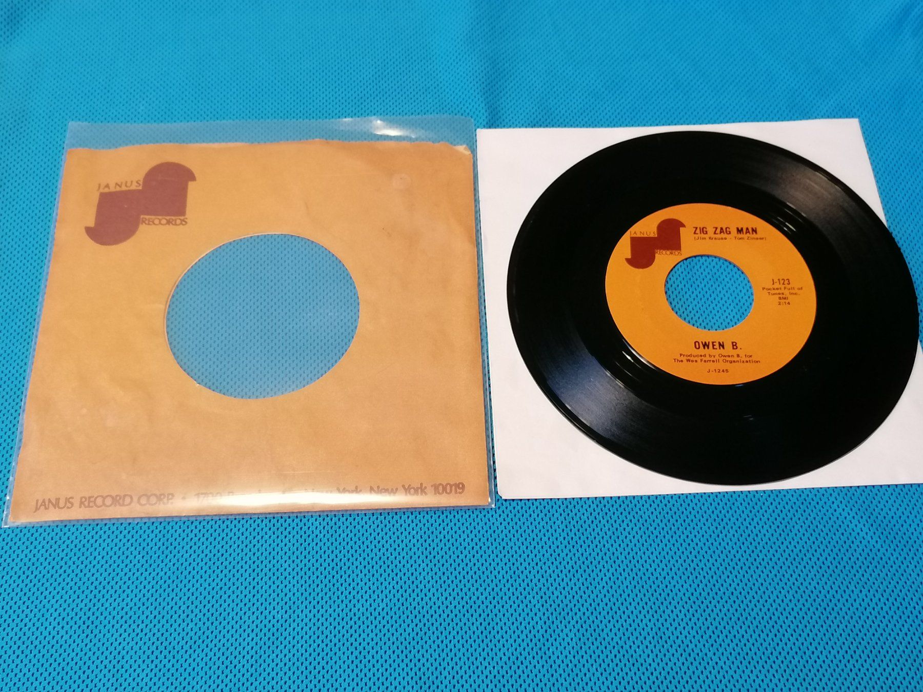 Dischi in vinile: Owen B.– Never Going Home / Zigzag Man – Usato da Emmenbrücke venduto da lamorak