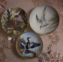3 TELLER MIT WILDVÖGEL  SCHÖN