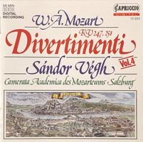 Mozart - Divertimenti KV 247, 251 (Sándor Végh)