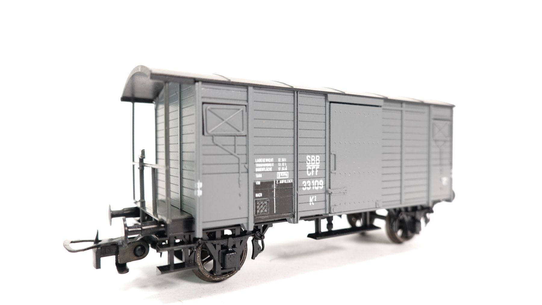 Liliput Modelleisenbahnen: e55 Liliput SBB Güterwagen K2 33109  grau | 1352 – Gebraucht aus Thun von evinka_gmbh