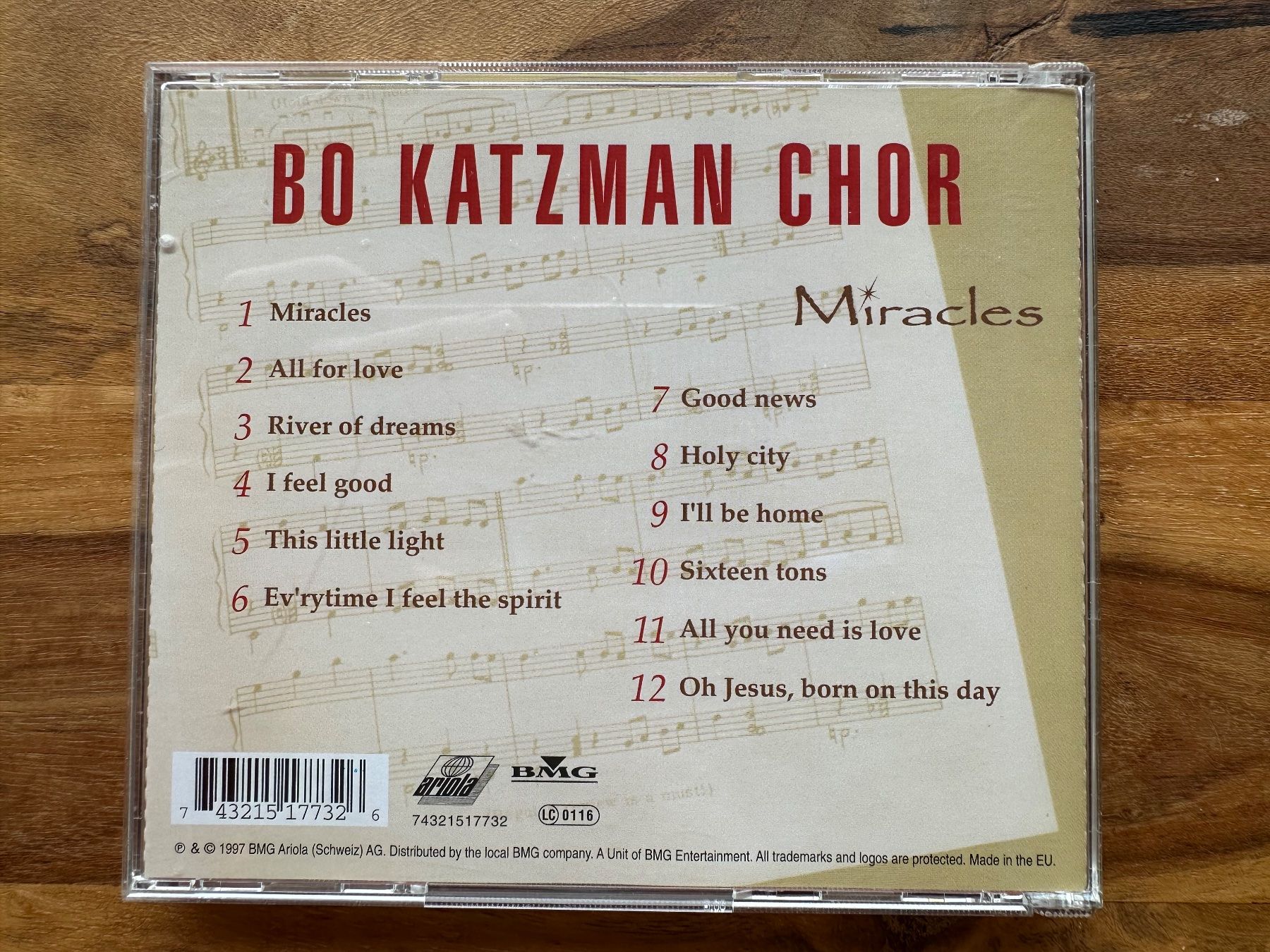 CDs: Bo Katzman Chor ‎– Miracles – Gebraucht aus Horgen von flyingpenguin2000 2