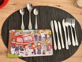 Children's Silverware/Cutlery Set + bread board