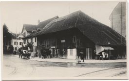 Landwirtschaft/Bauernhaus 1920 mit Fuhrwerk TG/SG?