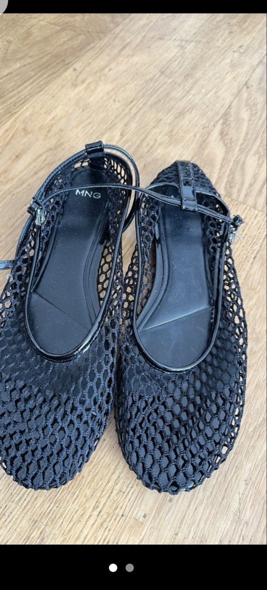 Mango Scarpe da donna: Mango Ballerinas Schwarz, Gr. 40 - Sommerlich & Elegant – Nuovo (secondo la descrizione) da Zürich venduto da wen_2ffd