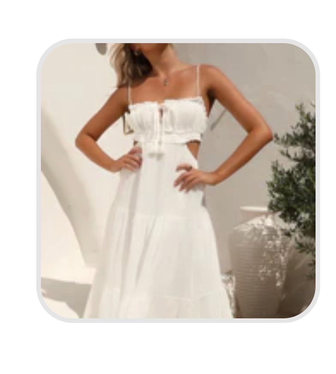 Vestiti: weisses langes Sommerkleid – Nuovo (secondo la descrizione) da Binz venduto da kratzer01 2