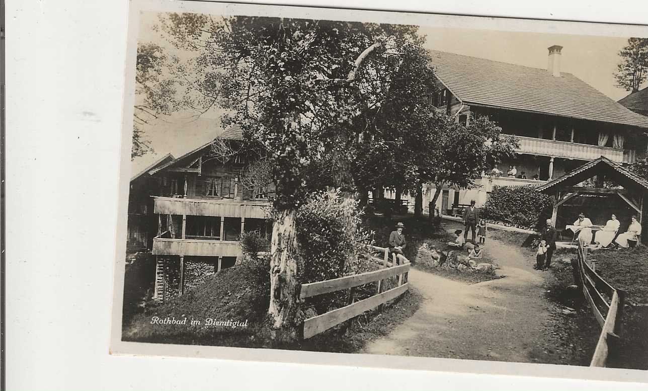 Cartoline postali: Diemtigtal, Rotbad – Usato da Spiez venduto da Niesen20