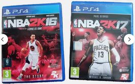 NBA 2K16 & 2K17  (mit Anleitung: De / Stimmen: Eng)