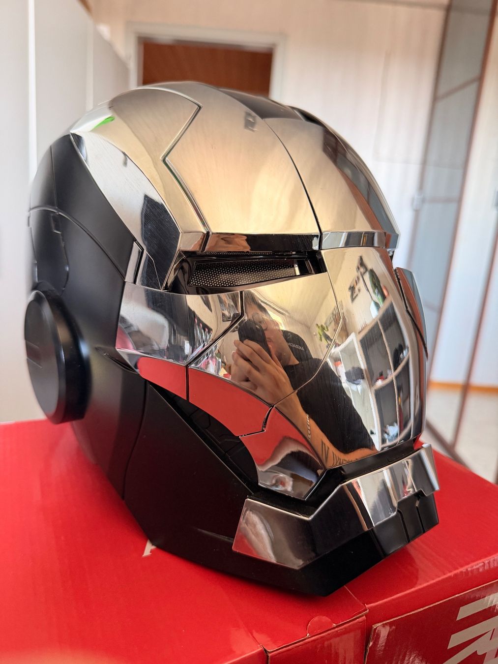 Caschi & visiere: Iron Man War Machine 1:1 Grösse Helm mit Sprachsteuerung – Nuovo (secondo la descrizione) da Lohn-Ammannsegg venduto da JarvisSystem2.0 7