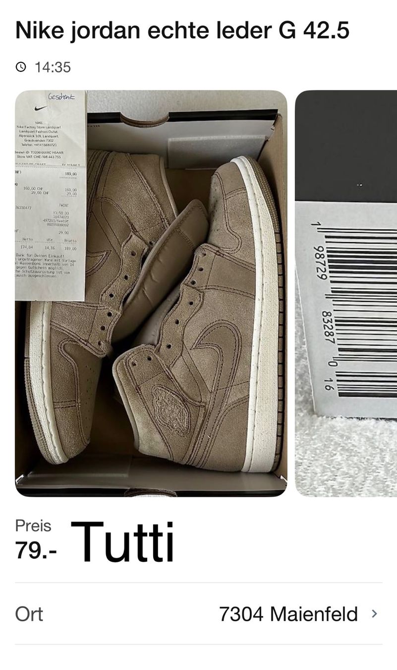 Jordan Scarpe da uomo: Nike Air jordan G 42.5 – Nuovo e nell'imballaggio originale da Maienfeld venduto da tobeyl2020 9