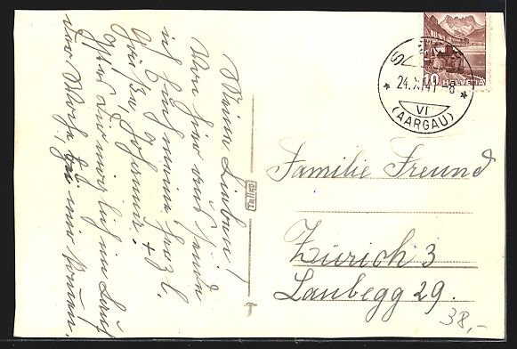 Cartoline postali: Seon, Gesamtansicht von einer Anhöhe au – Usato da Berlin venduto da bartko-reher 1