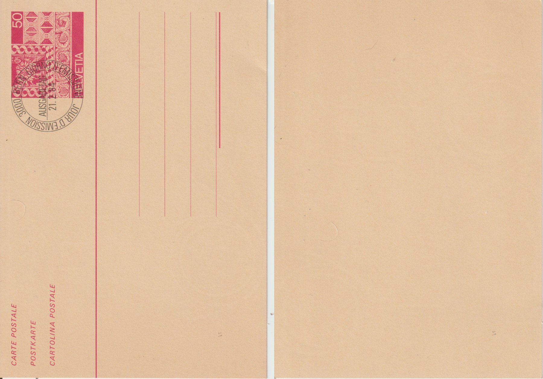 Ansichtskarten: Postkarte 3000 Bern 21.2.84 – Gebraucht aus Sissach von eriluz