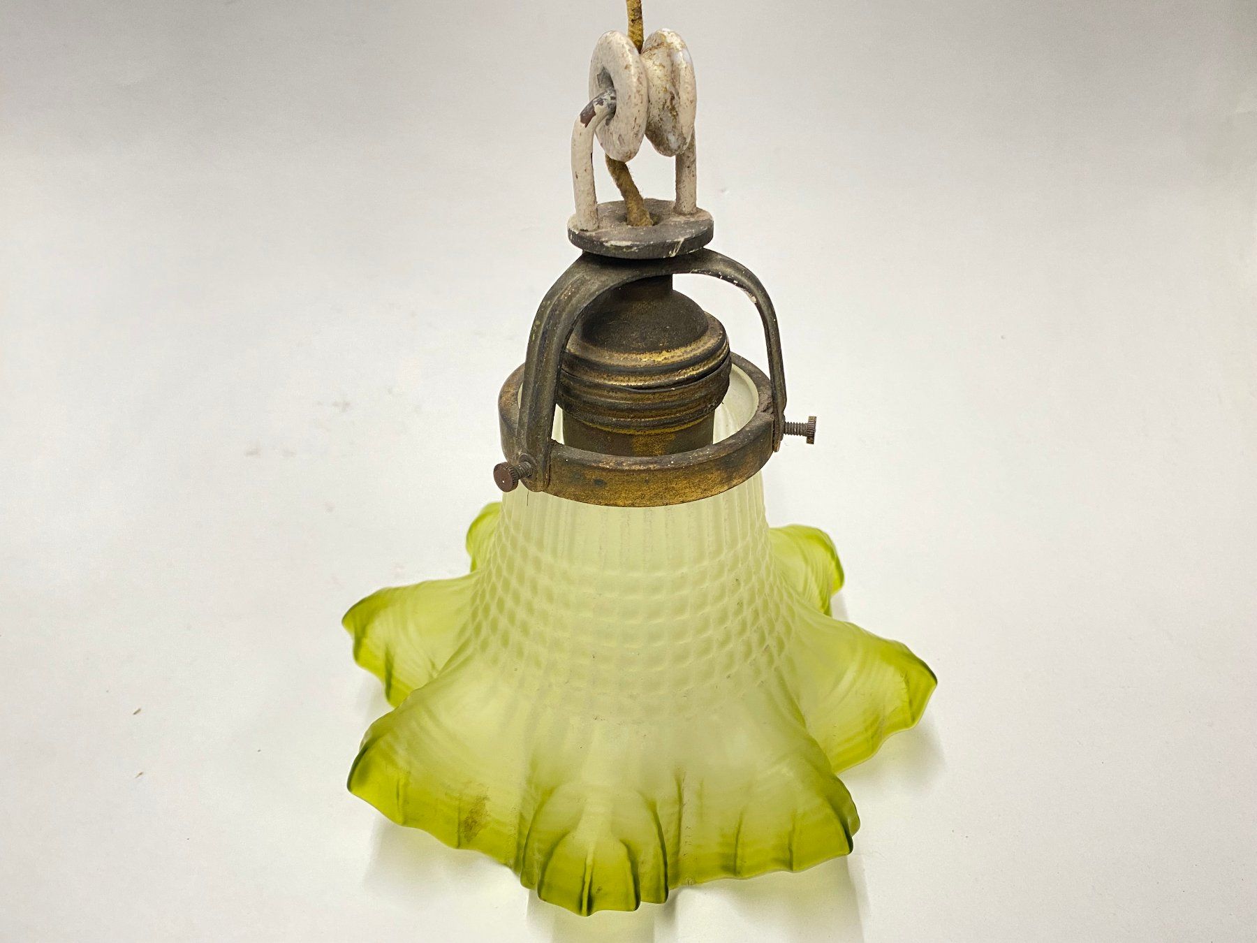 Lampade: Jugendstil Schöne Lampe, Hängelampe – Usato da Schaffhausen venduto da vintageville