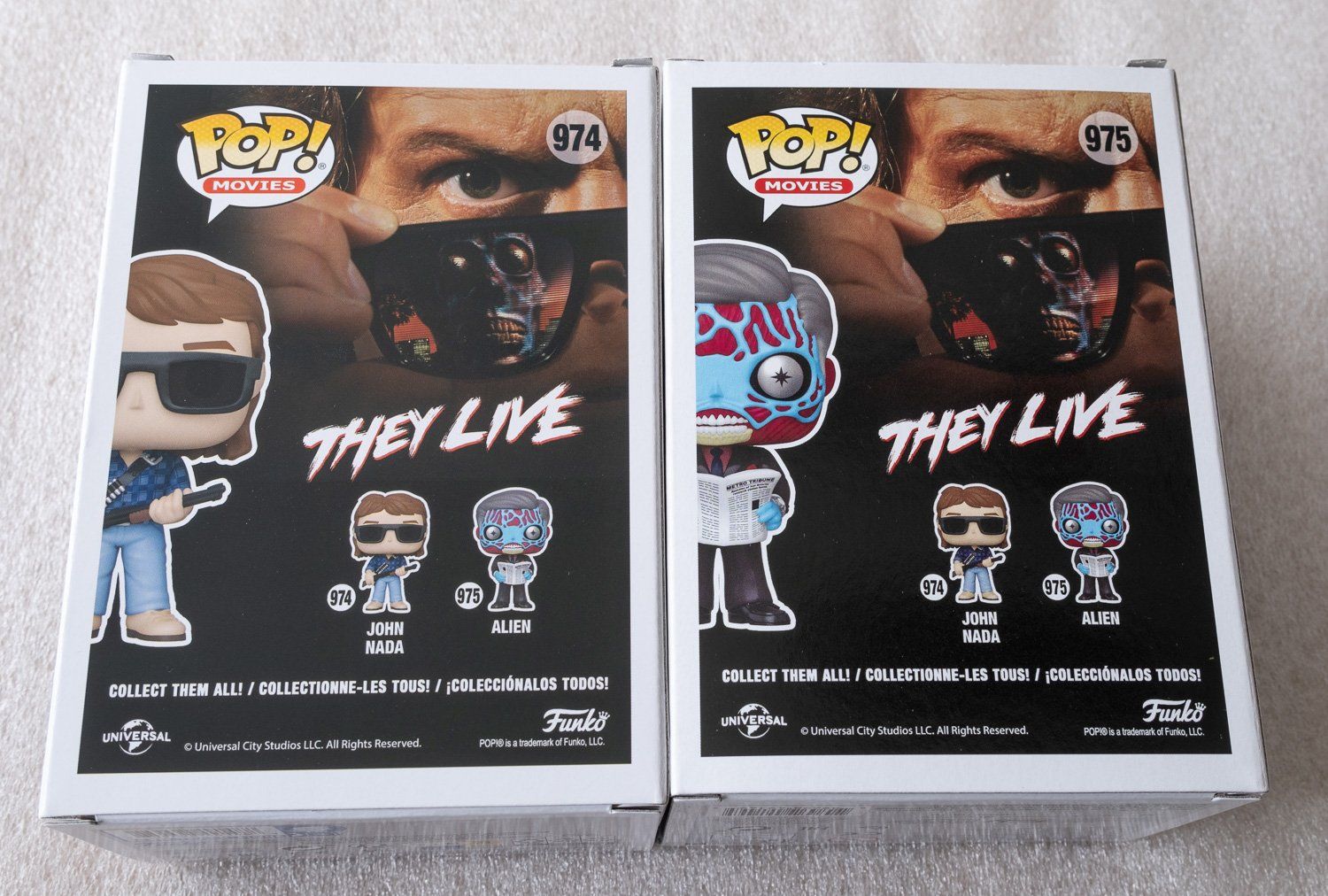 Funko Figuren: Funko Pop They Live - John Nada #974 & Alien #975 – Gebraucht aus Uetendorf von  2