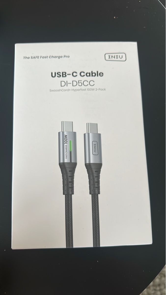 Cavi: Neues INIU USB-C Kabel DI-D5CC - Hyperfast 100W, 2er-Pack – Nuovo e nell'imballaggio originale da Schöftland venduto da mond1983