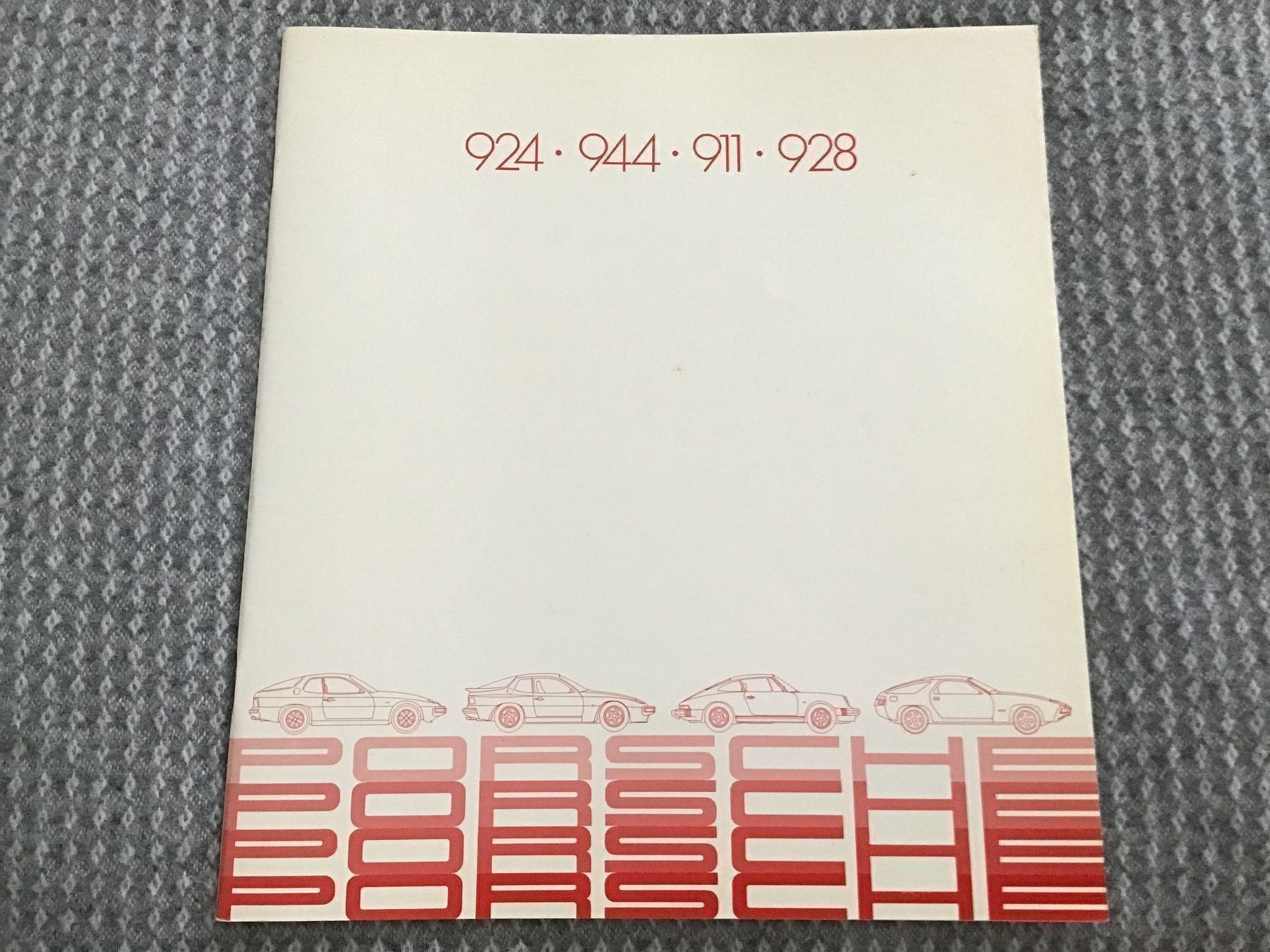 Porsche Documents: Porsche Programm Verkaufsprospekt ca. 1982 – D'occasion à Scherzingen par Starseller62