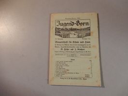 Antike Schweizer Zeitschrift "Jugend-Born" Sept/Okt 1922