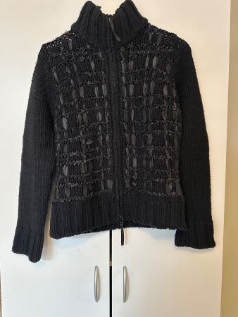 Oui Strickjacke, Schwarz, Grösse S