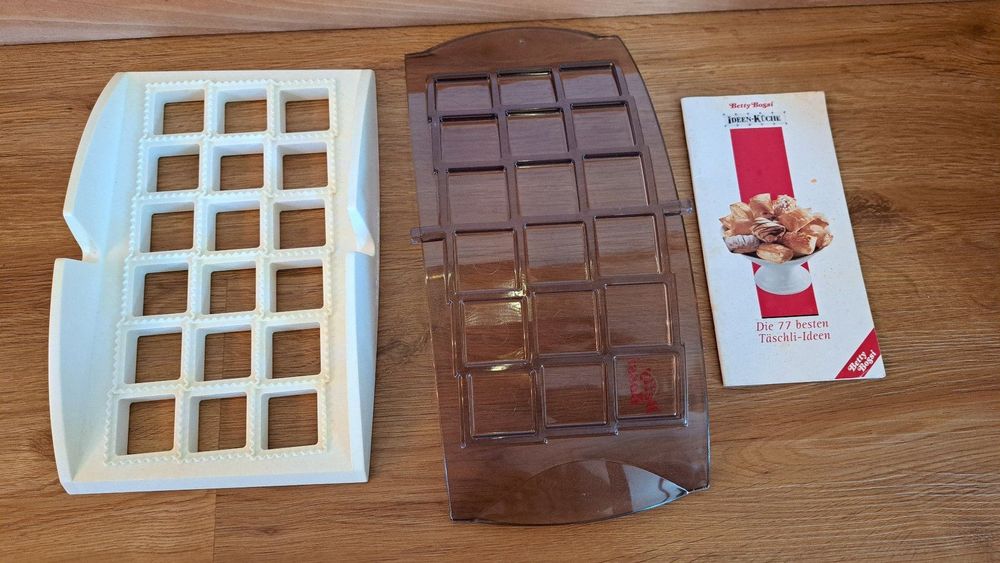 Stampino Per Ravioli Betty Bossi Con Stencil – 18 Ravioli In Una Volta, Due Forme, Lavastoviglie