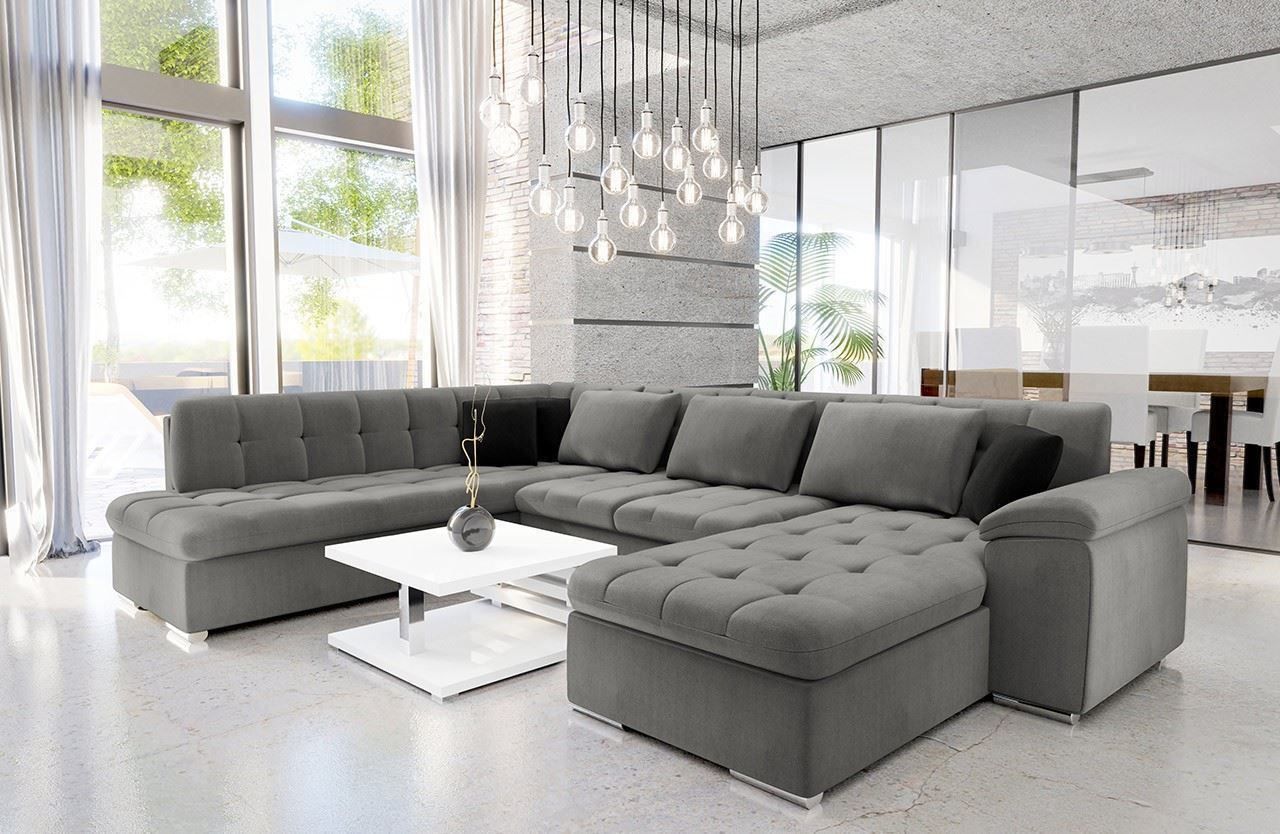 Divani: Wohnlandschaft Sofa Rechts mit Bettkasten + Schlaffunktion – Nuovo e nell'imballaggio originale da Wallenwil venduto da toesstal-vertrieb 3