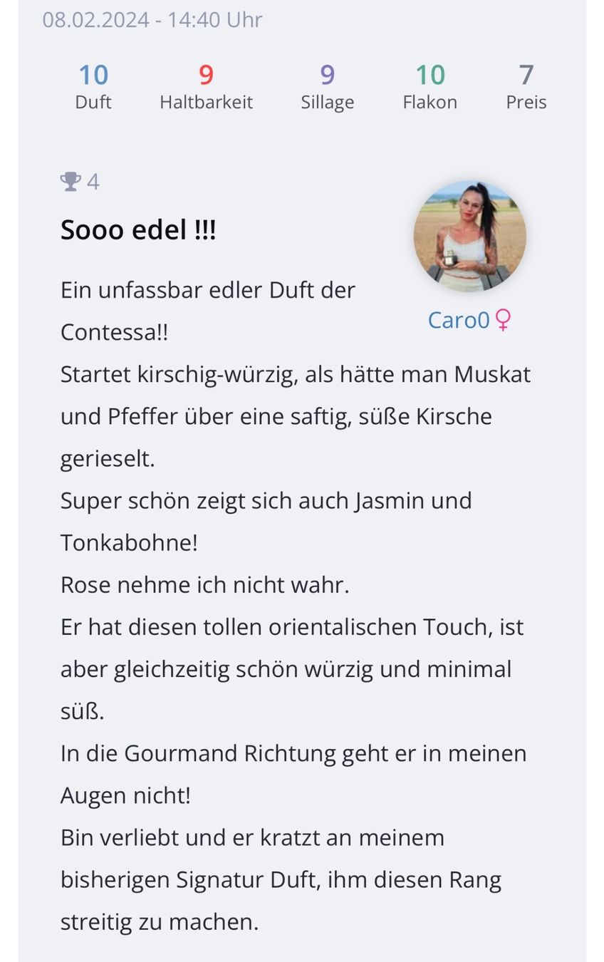 Profumi & Eau de Toilette: CONTESSA VON MORESQUE – Usato da Kölliken venduto da deleina 5