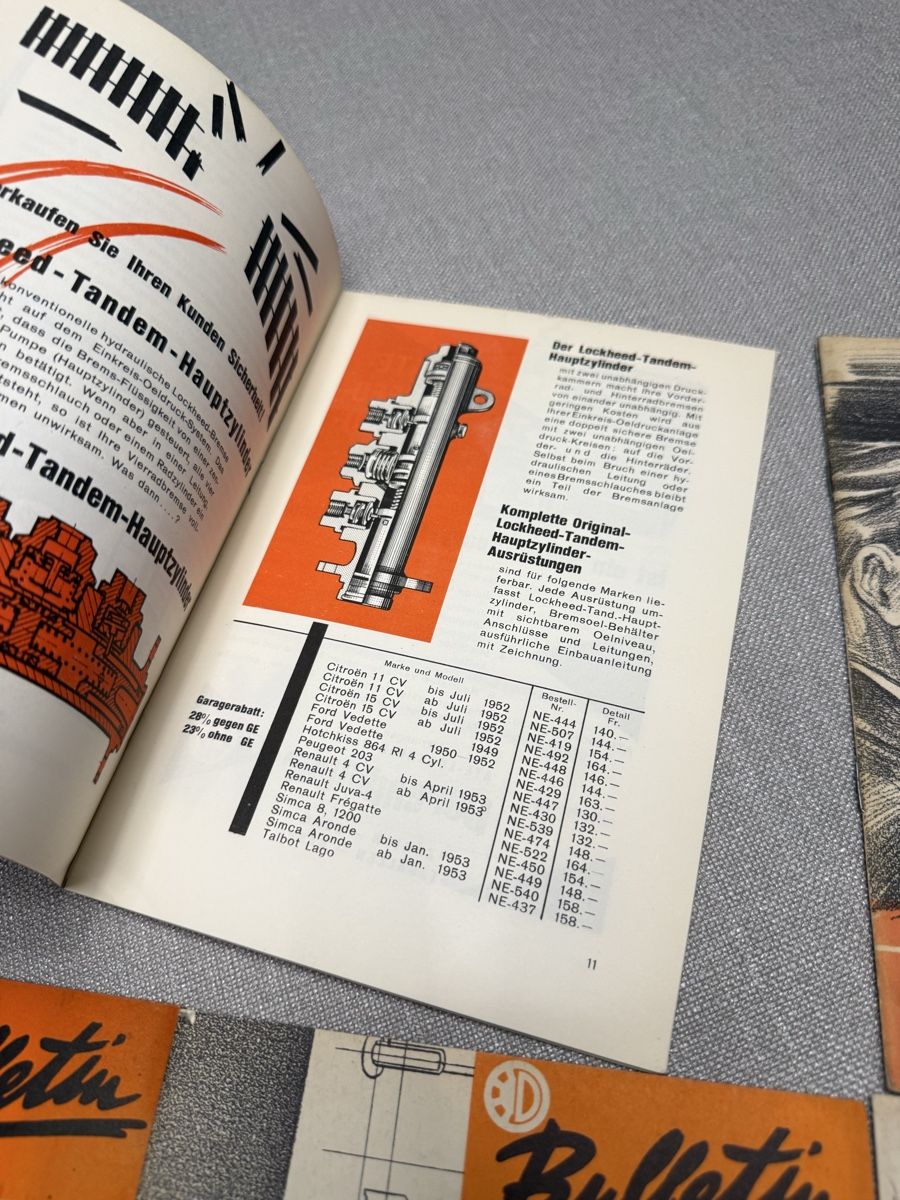 Libri: Derendinger Bulletin Sammlung Oldtimer 1954 bis 1965 TOP – Usato da Altdorf UR venduto da rlx 2
