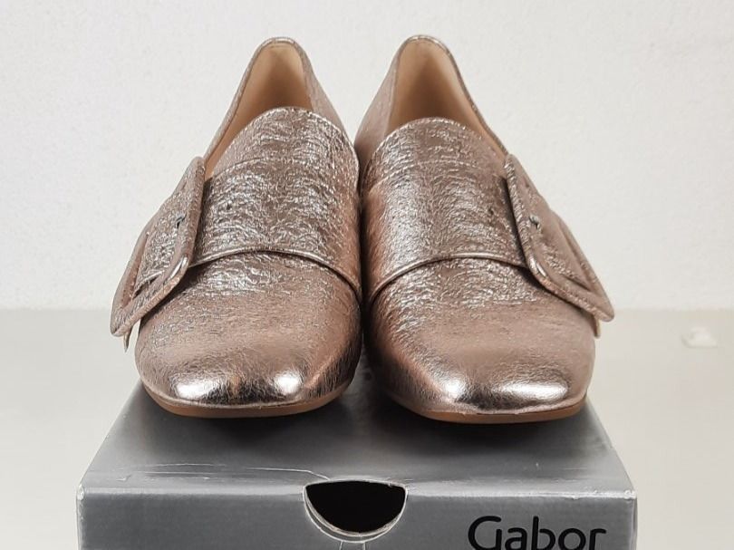 Gabor Scarpe da donna: GABOR Blockabsatz Pumps Crash Metal Gr. 37 – Nuovo e nell'imballaggio originale da Seuzach venduto da VT-Collections1 5
