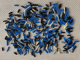 Lego Technic 9396 Pins Stecker Pin schwarz beige blau grau