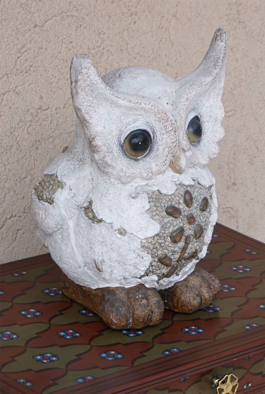 Figuren: Deko grosse Eule - Dekofigur 36cm – Gebraucht aus Meggen von Brockitare 4
