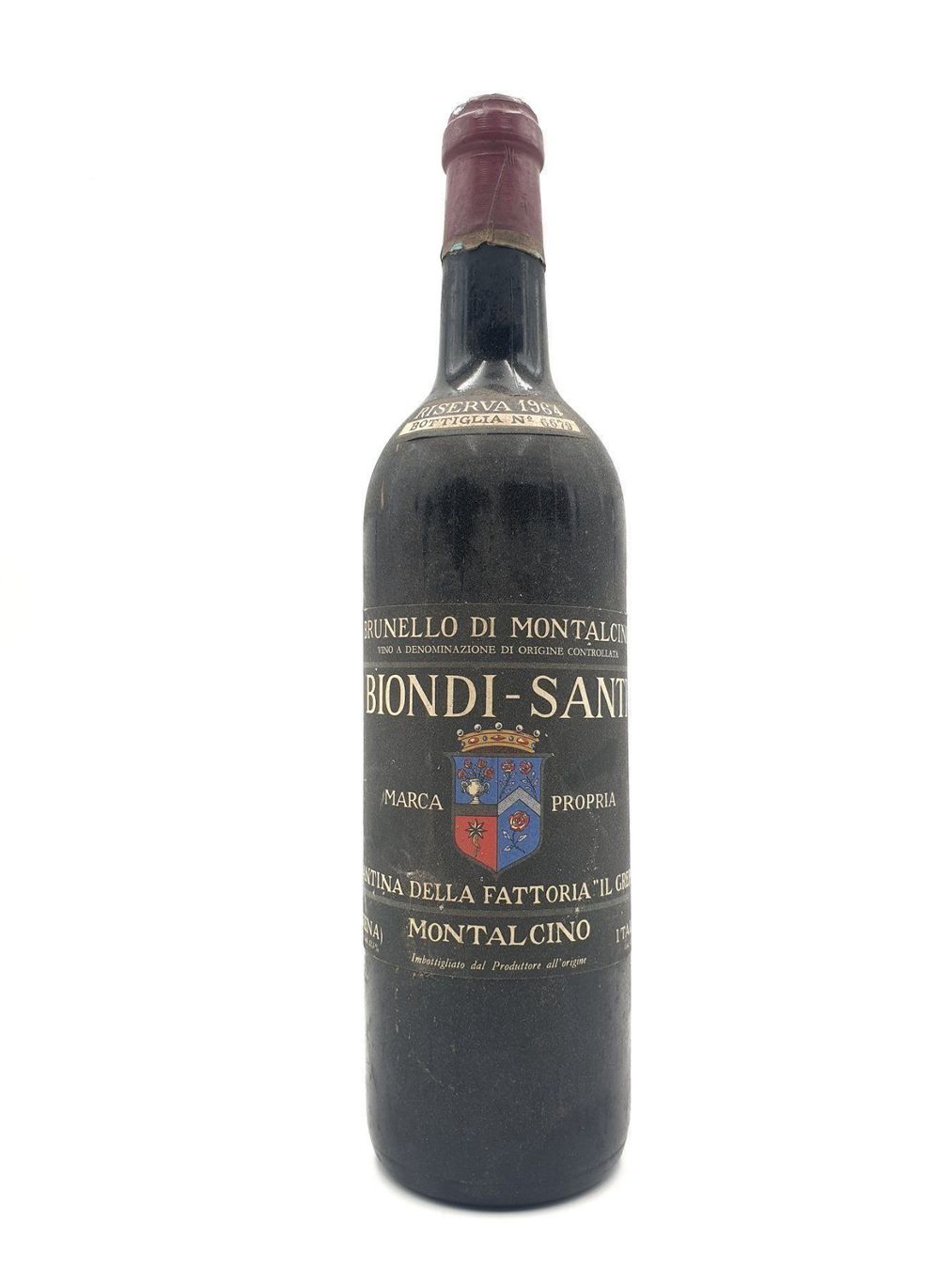 Vino: 1964 Biondi Santi RISERVA – Nuovo (secondo la descrizione) da Dübendorf venduto da Gastrovin