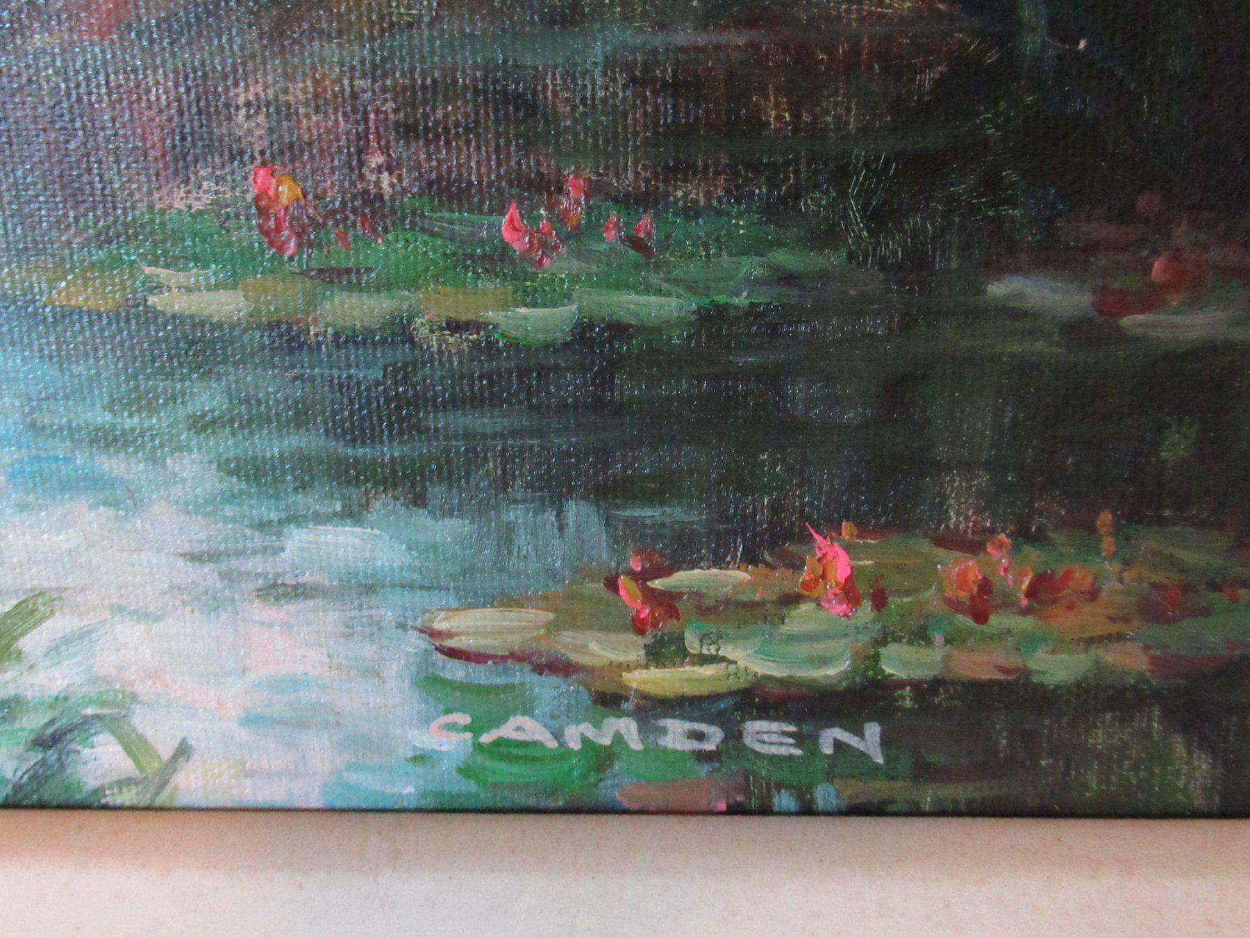 Dipinti: Vintage Ölmalerei Camden – Usato da Trimbach venduto da donlyn 4