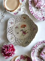 Vintage Porzellan Durchbruchschale Cölln - Meissen Schale