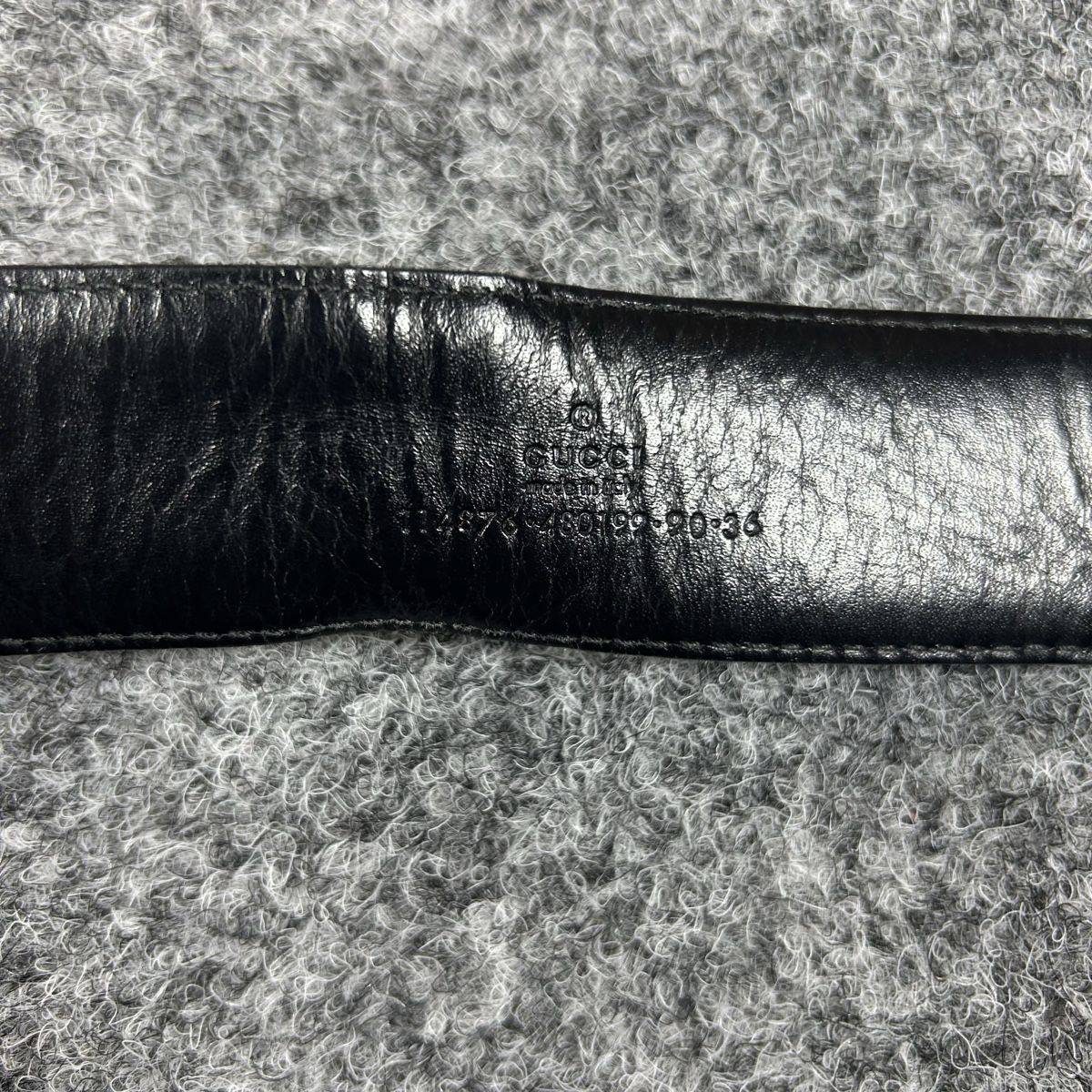 Gucci Cinture: Gucci belt black monogram  – Usato da La Sagne NE venduto da Matlasape 2