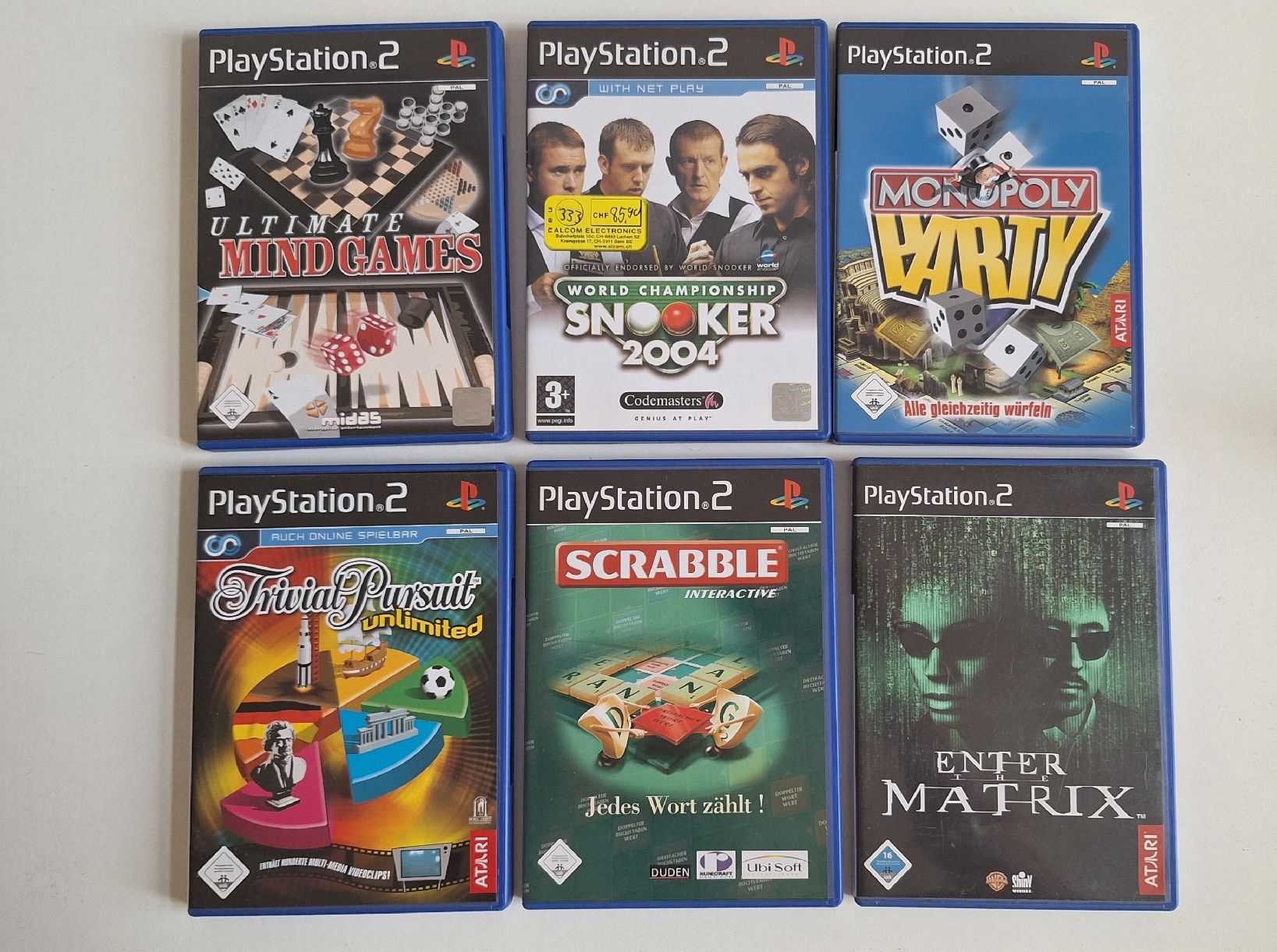 Sony Giochi: PlayStation 2 Spiele Sammlung 6 Stk. – Usato da Wädenswil venduto da RetroManiac86