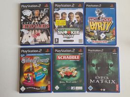 PlayStation 2 Spiele Sammlung 6 Stk.