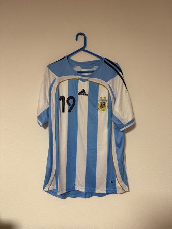 Argentine Lionel Messi 19 Adidas Coupe du Monde 2006