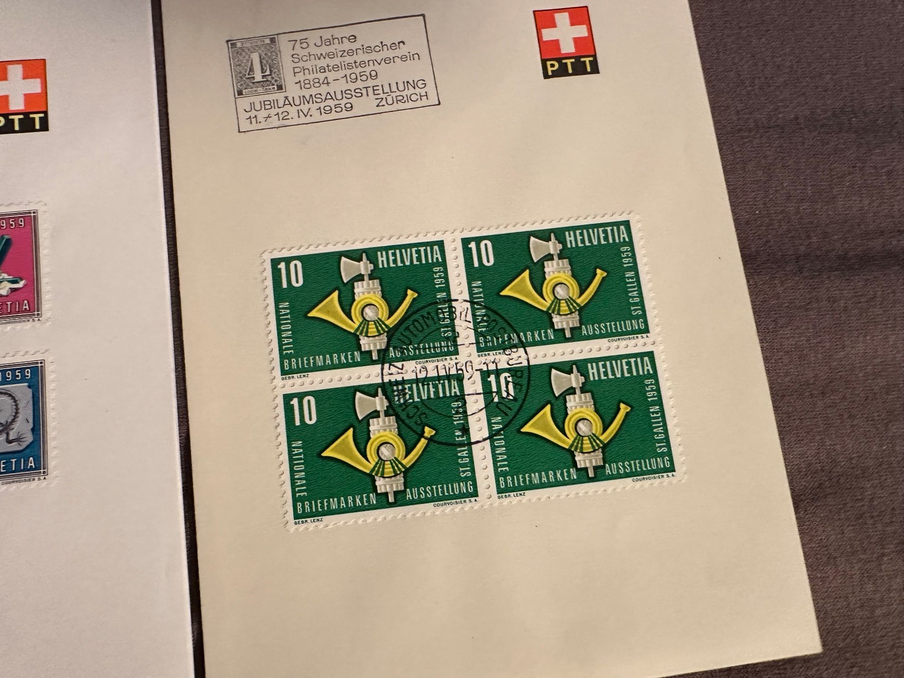 Tutti i francobolli: PTT 1959 Pro Patria – Usato da Stettfurt venduto da 2442 3