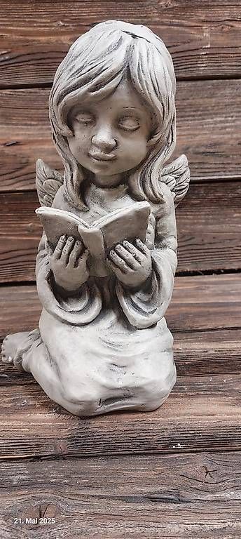 Statuette: Engel Gartenfigur aus Beton – Usato da Mauensee venduto da Priska7896