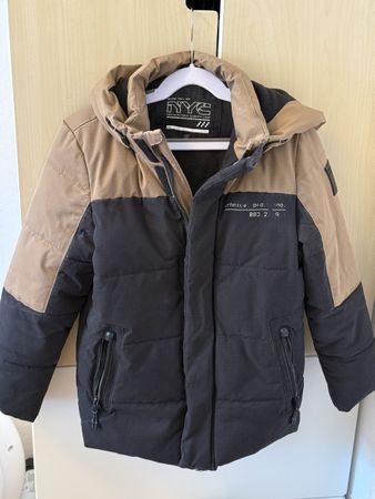 Winter Jacket NYC Beige Black Size 134 cm 9 Years Old