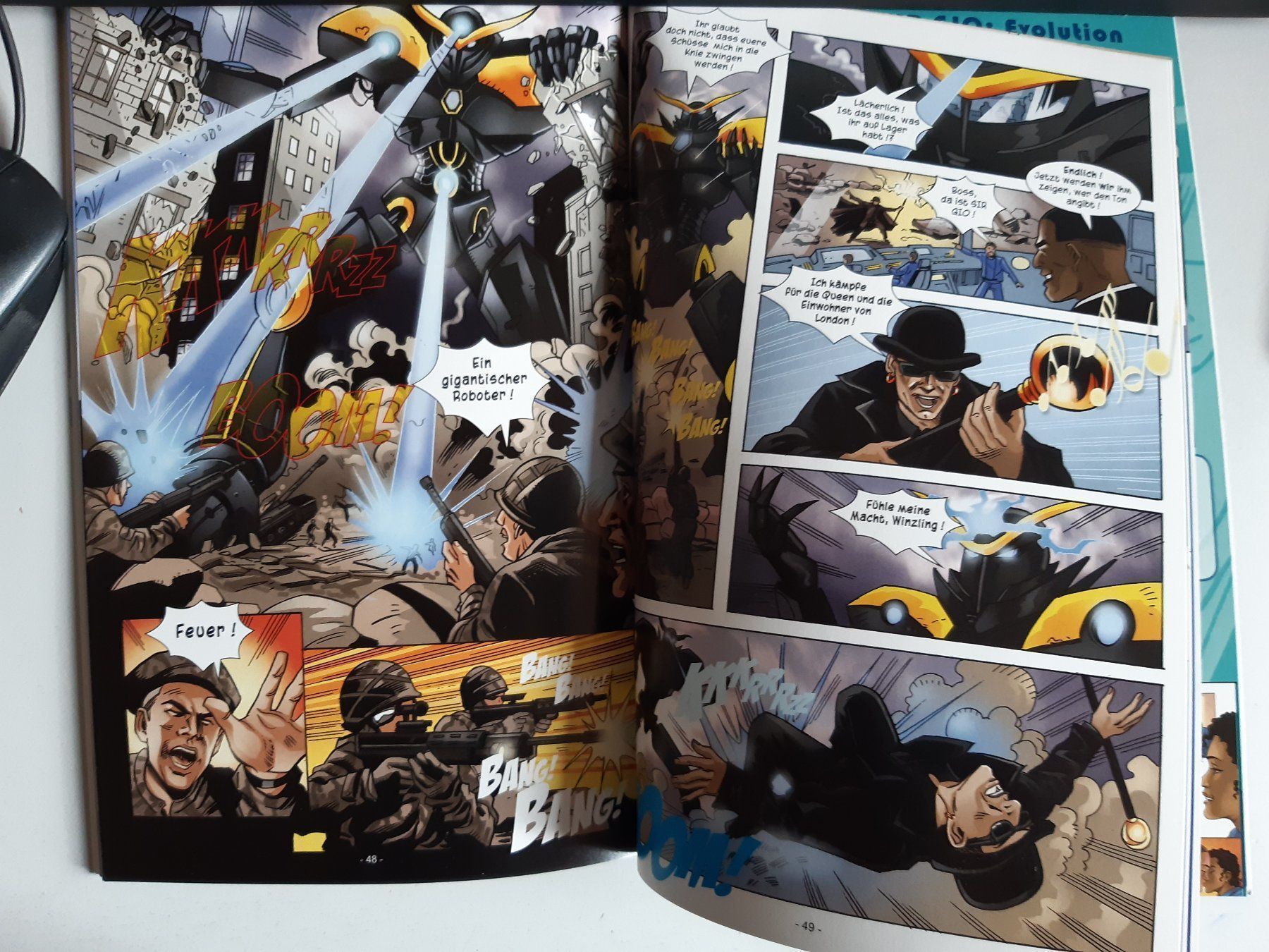 Fumetti: Sir GIO Evolution Comic aus der Schweiz (Zeichner/Texter) – Nuovo (secondo la descrizione) da Basel venduto da ideashop 3