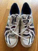 Asics Hallenschuhe weiss blau lila guter Zustand