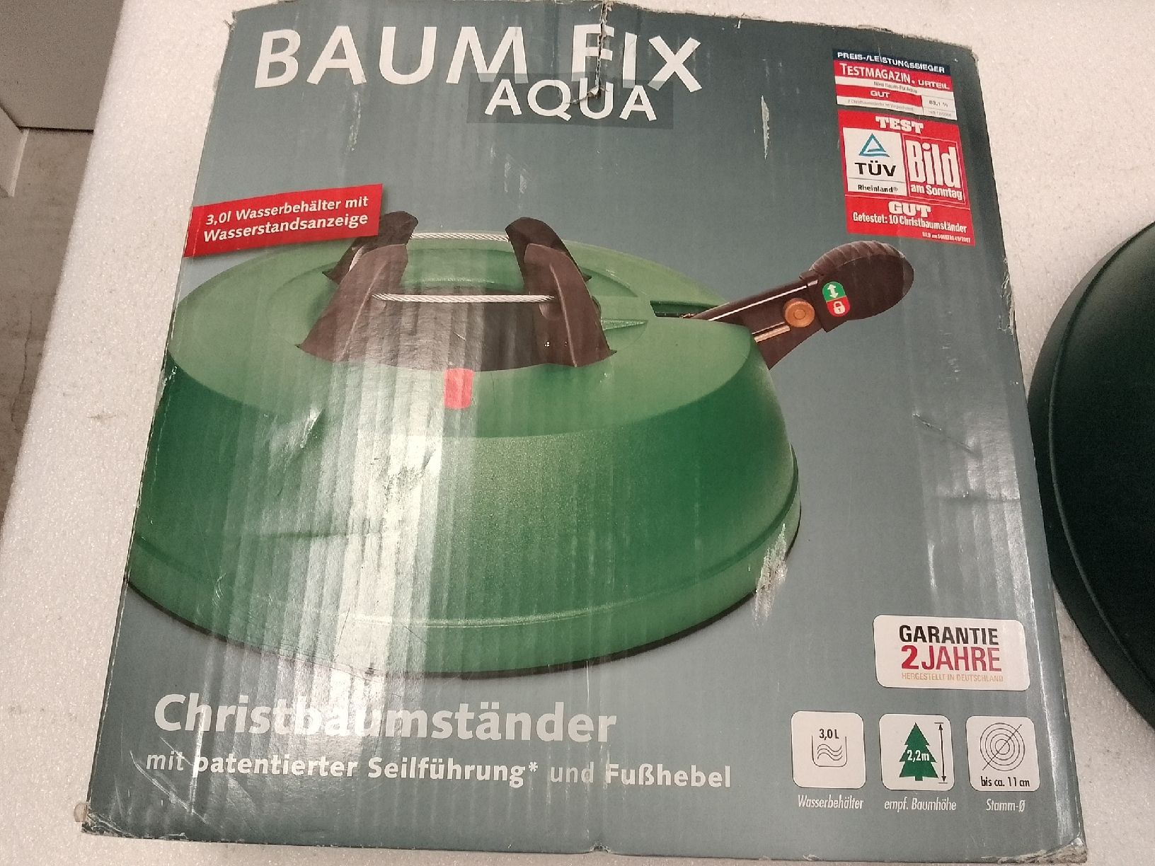 Basi per albero di Natale: BaumFix Aqua Christbaumständer – Usato da Trubschachen venduto da Caddy8 1