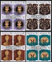 1992  PRO PATRIA   Viererblock   gestempelt  Ersttag