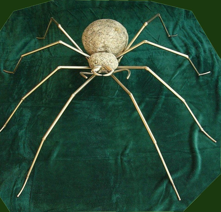 Skulpturen & Statuen: Spinne aus Rostfreiem Stahl und Granit – Neu (gemäss Beschreibung) aus Einsiedeln von steelandstone 1