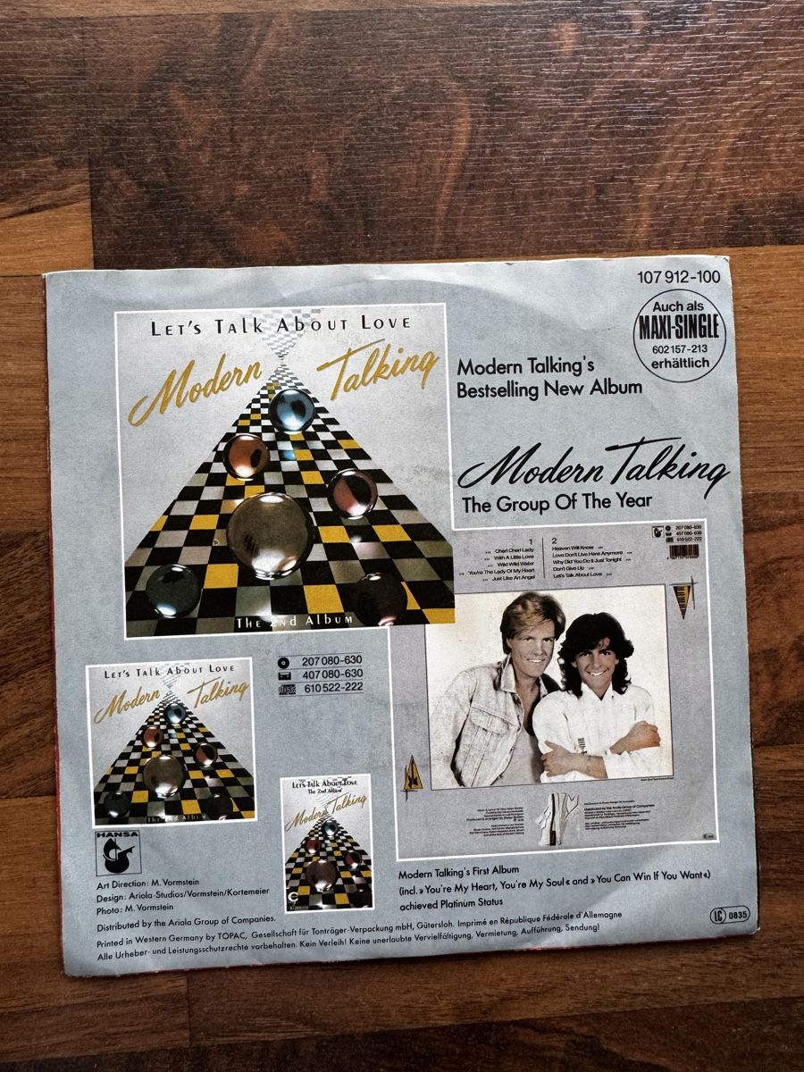 Schallplatten: Modern Talking Brother Louie - 7" Single - 80s – Gebraucht aus Rorbas von BlackstarRecords 1