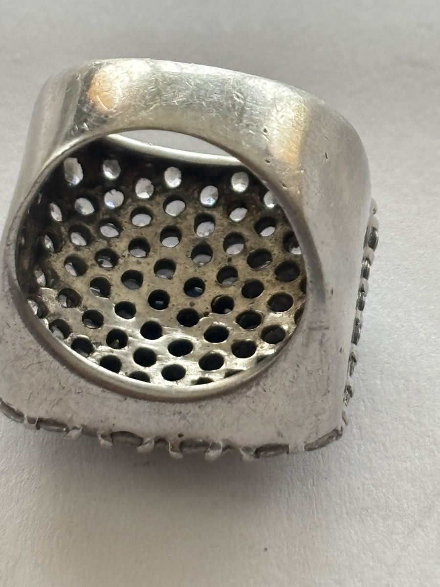 Anelli: Silber Ring mit Saphire und Rubin 925 – Usato da Langnau am Albis venduto da flusspflege 4